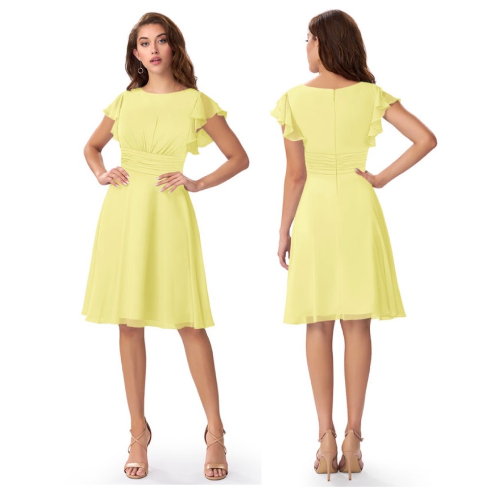 Azazie Kaylen Bridesmaid Dress- Daffodil color